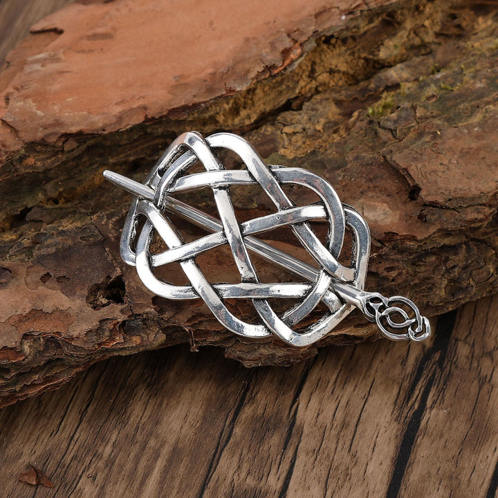 WorldNorse Viking Celtic Weave Hairpin - Blume - image 0