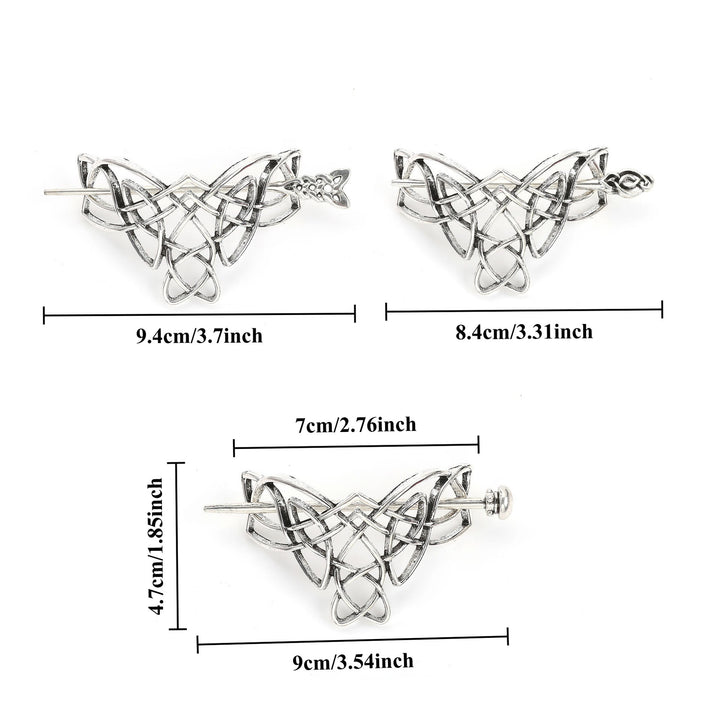 WorldNorse Viking Keltischer Knoten Weave Hairpin - image 3