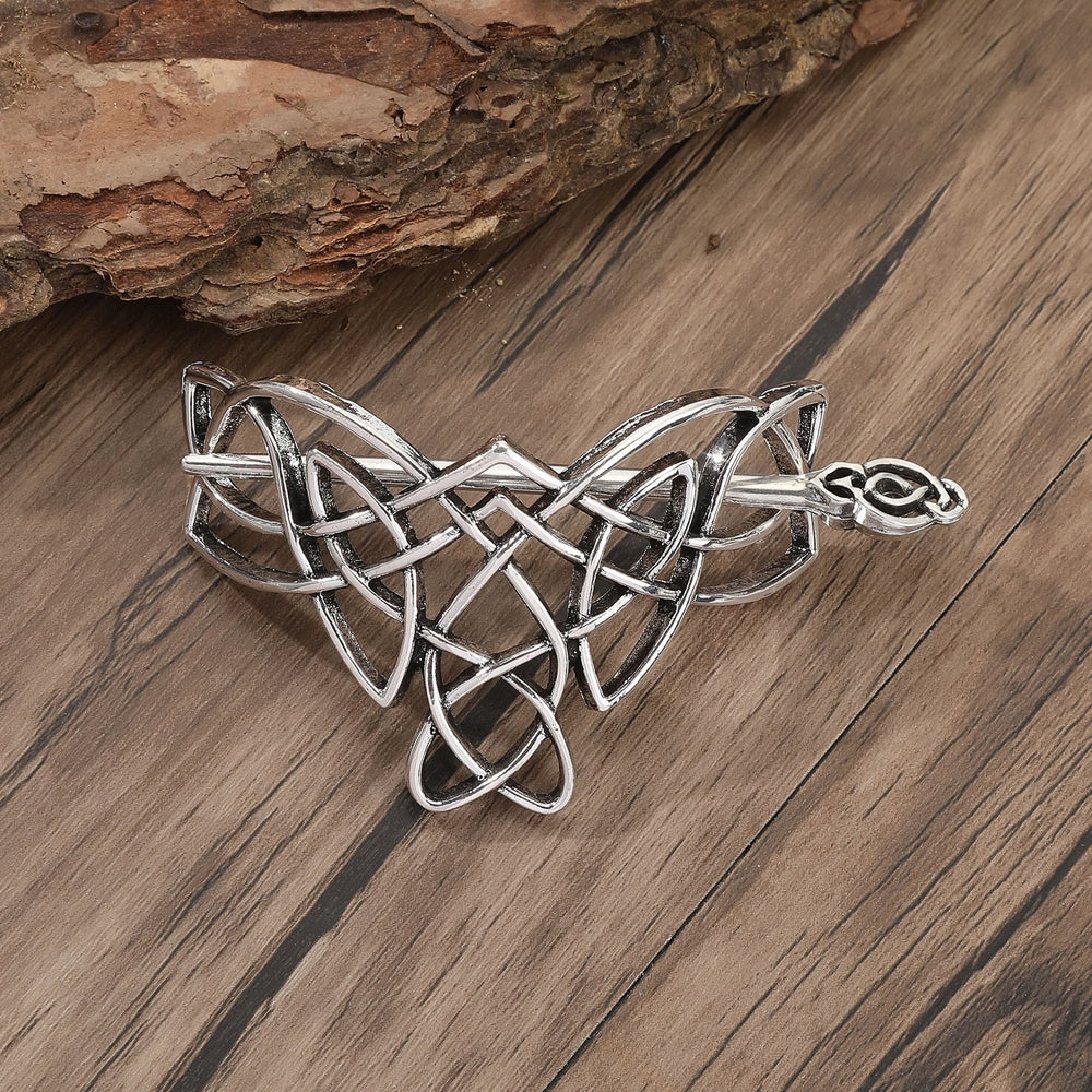 WorldNorse Viking Keltischer Knoten Weave Hairpin - Blume - image 1