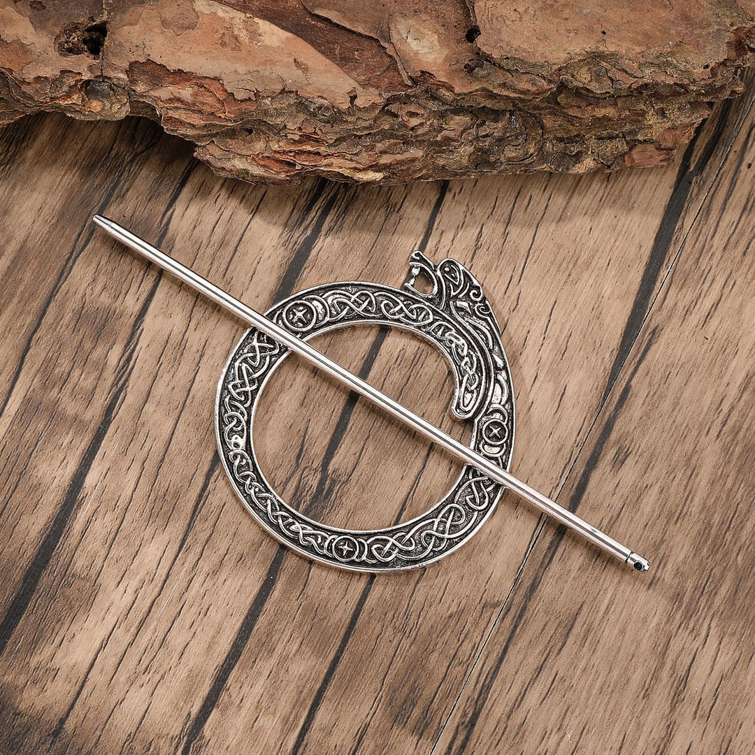 WorldNorse Nordischer Drache Celtic Weave Hairpin - image 2