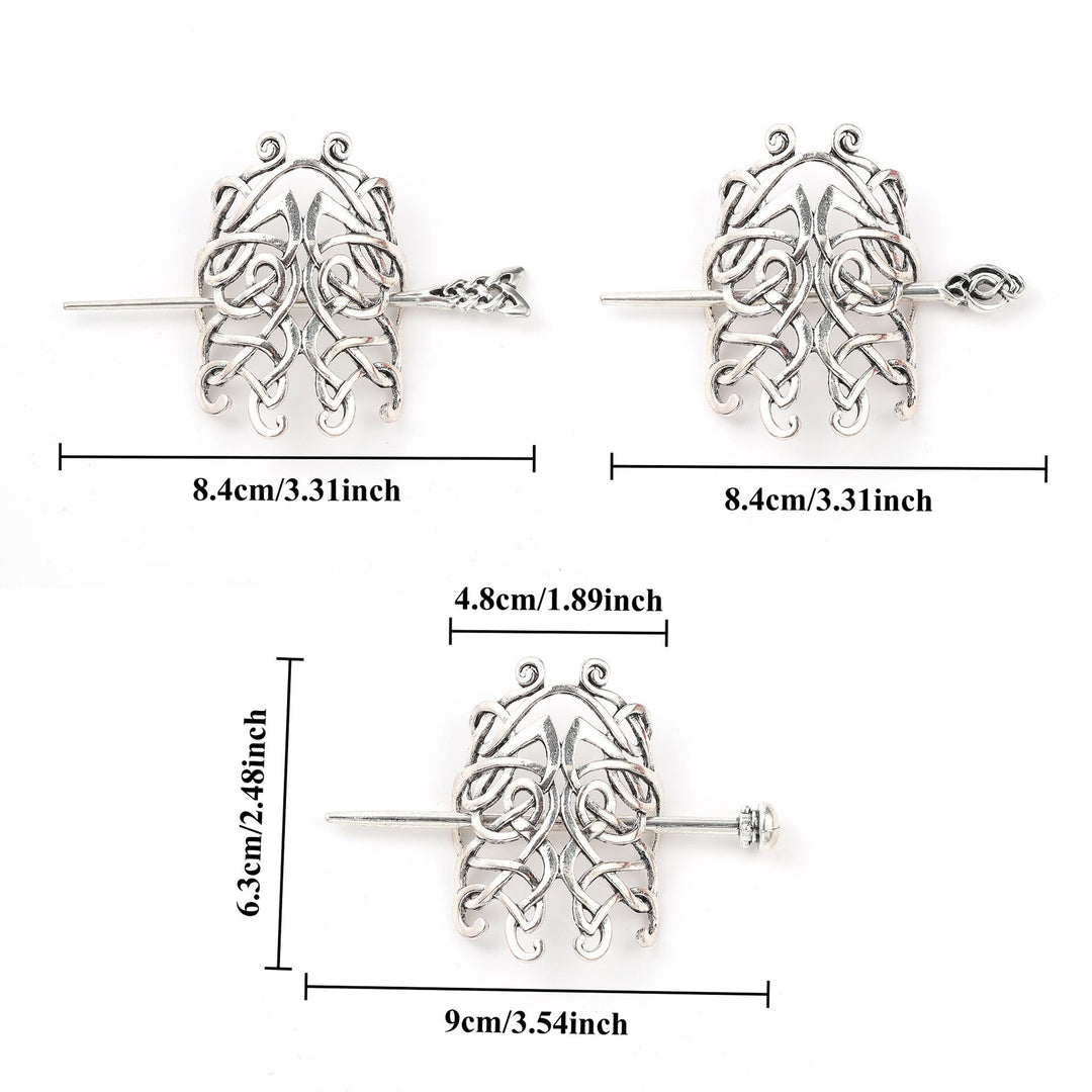 WorldNorse Keltischer Knoten Vine Hairpin - image 3