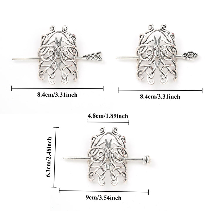 WorldNorse Keltischer Knoten Vine Hairpin - image 3