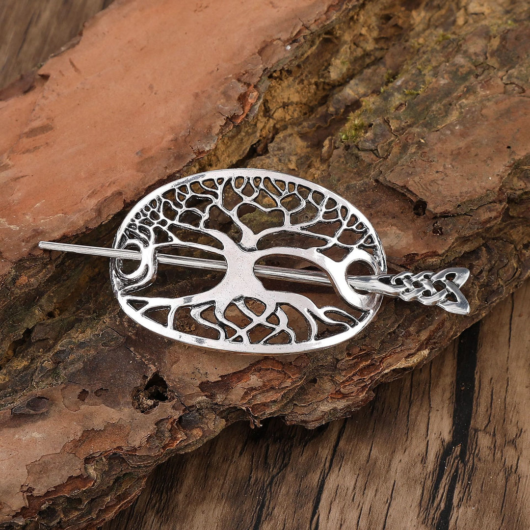 WorldNorse Rooted Yggdrasil Baum des Lebens Haarnadel - Knoten - image 2