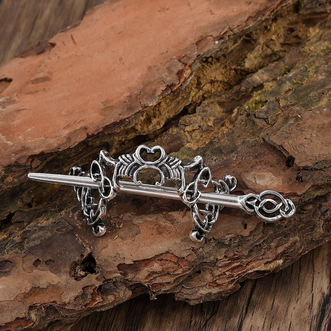 WorldNorse Norse Royal Keltischer Knoten Hairpin - Blume - image 2