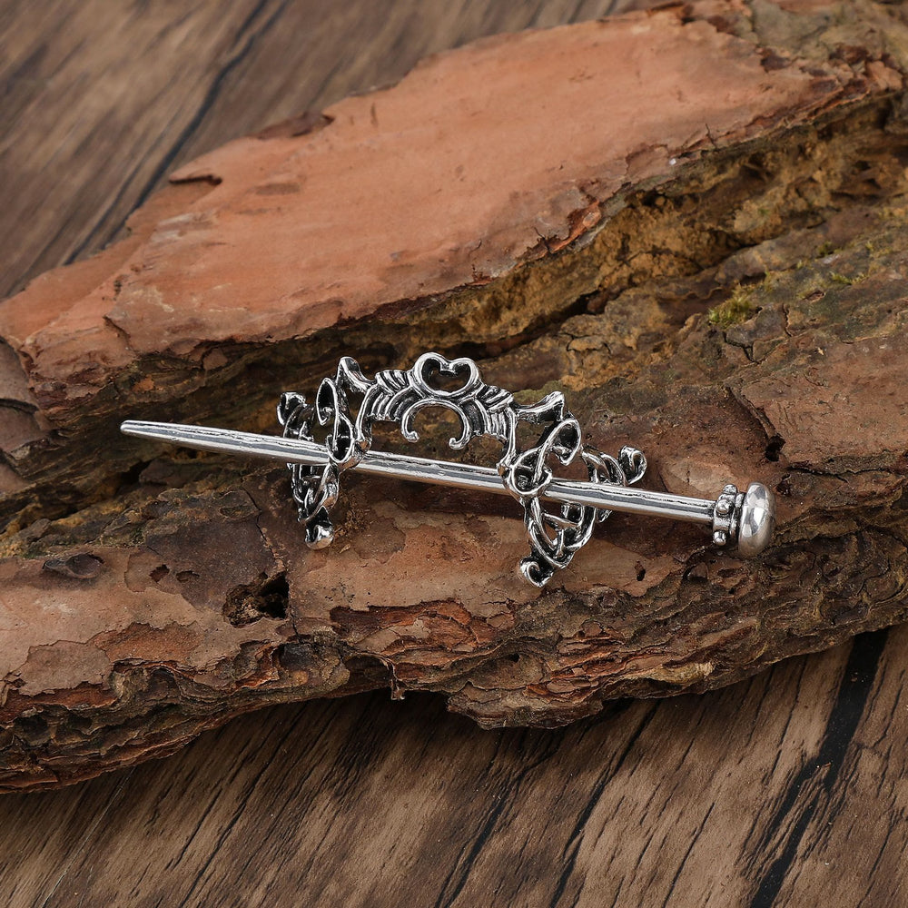 WorldNorse Norse Royal Keltischer Knoten Hairpin - Runden - image 1