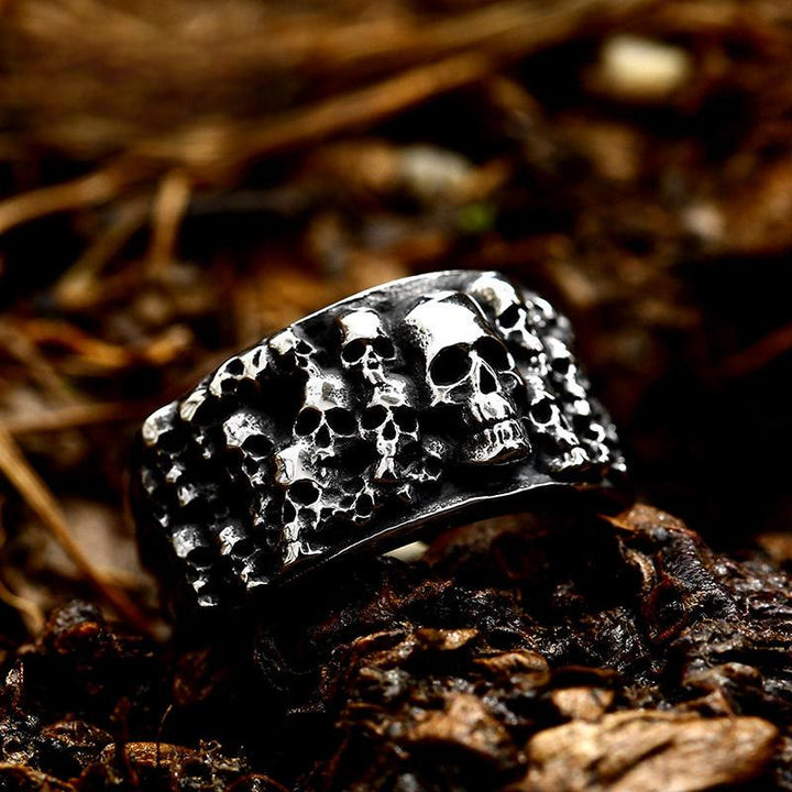 WorldNorse Unterwelt Schädelhorde Ring - 72mm - image 0