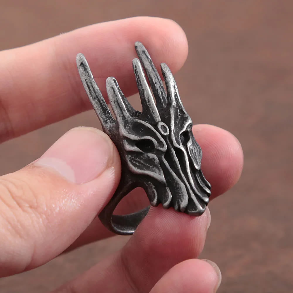 WorldNorse Fallen King Stachelkronenring - image 1