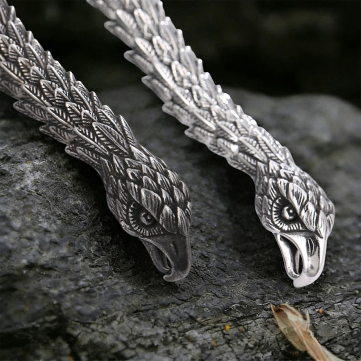 WorldNorse Zwillingsrabenfederarmband - image 5