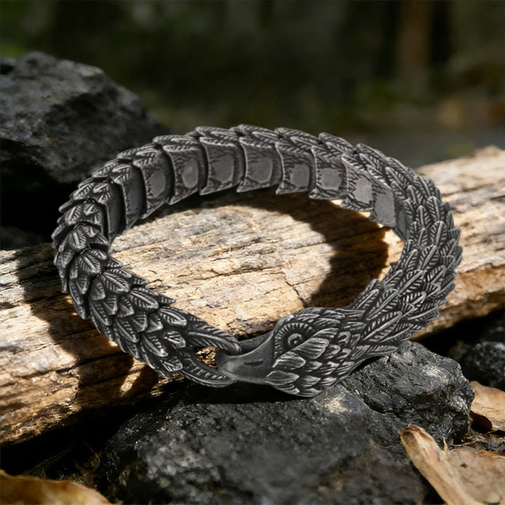 WorldNorse Zwillingsrabenfederarmband - image 3