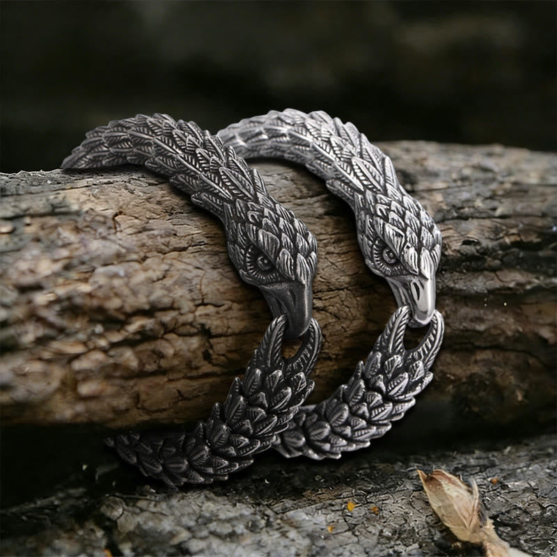 WorldNorse Zwillingsrabenfederarmband - image 0