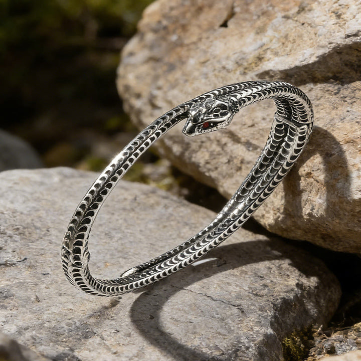 WorldNorse Armband mit nordischer Rotaugen-Schlange - image 4