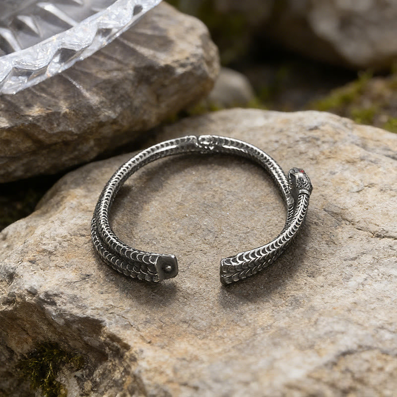 WorldNorse Armband mit nordischer Rotaugen-Schlange - image 5