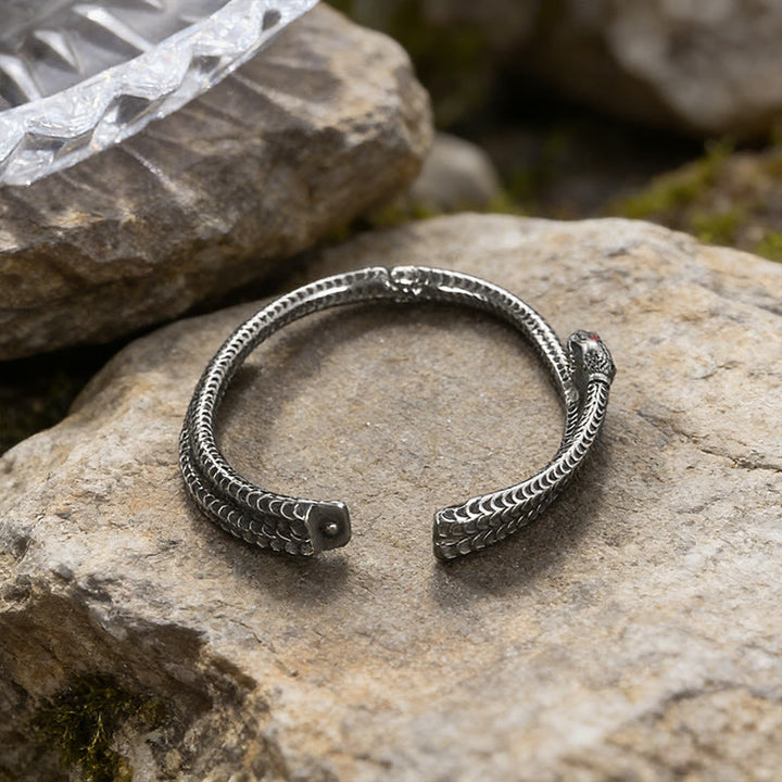 WorldNorse Armband mit nordischer Rotaugen-Schlange - image 5