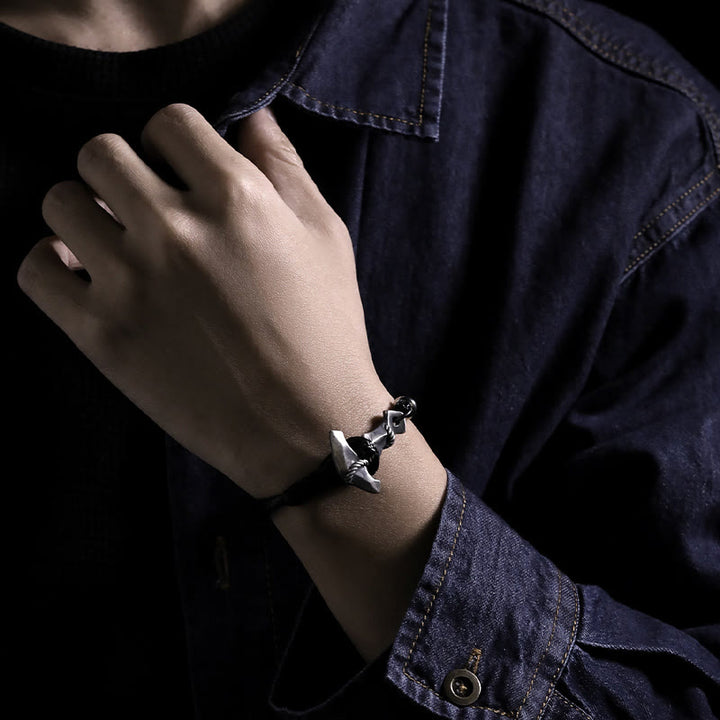 WorldNorse Handgefertigtes Anker-Armband aus 999er Silber - image 6