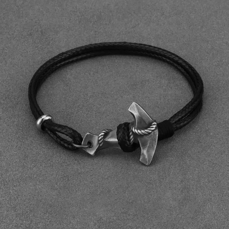 WorldNorse Handgefertigtes Anker-Armband aus 999er Silber - image 5