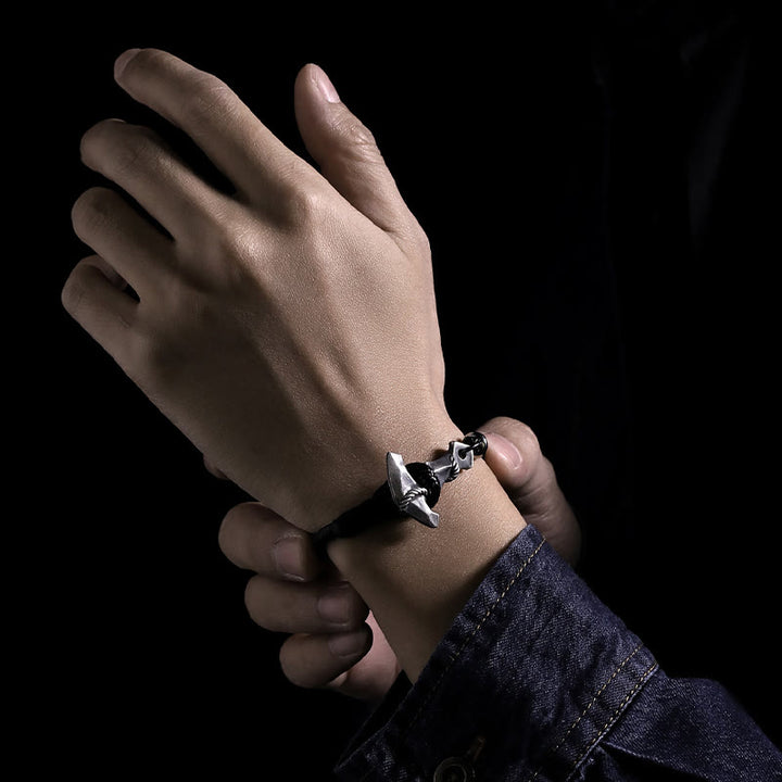 WorldNorse Handgefertigtes Anker-Armband aus 999er Silber - image 8