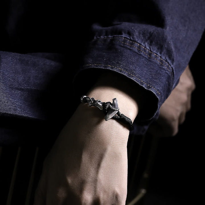 WorldNorse Handgefertigtes Anker-Armband aus 999er Silber - image 7