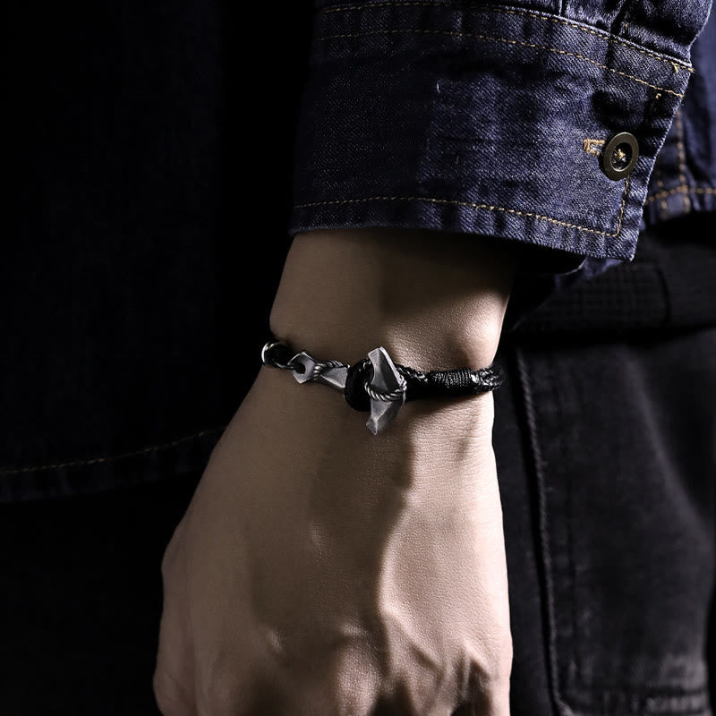 WorldNorse Handgefertigtes Anker-Armband aus 999er Silber - image 1