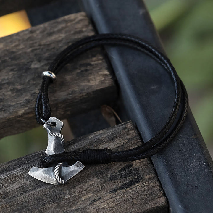 WorldNorse Handgefertigtes Anker-Armband aus 999er Silber - image 2