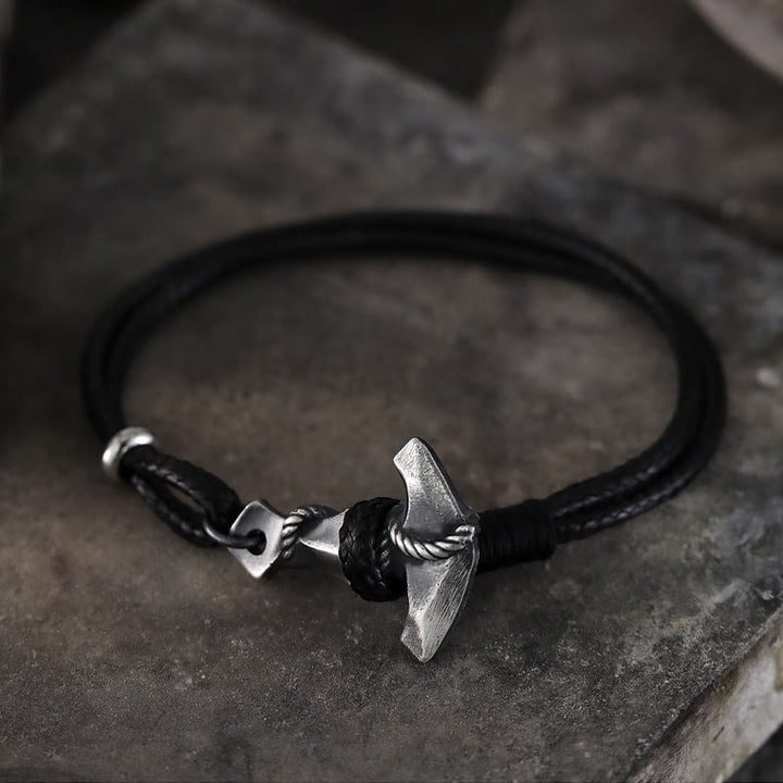 WorldNorse Handgefertigtes Anker-Armband aus 999er Silber - image 3