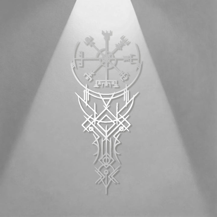 WorldNorse Viking Vegvisir Kompass-Totem Metall-Wanddekoration - image 11