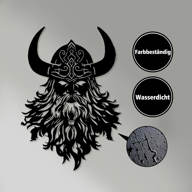 WorldNorse Wikinger Gehörnter Krieger Metall Wanddekoration - image 3
