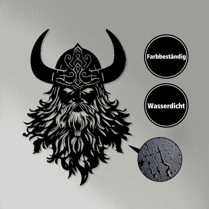 WorldNorse Wikinger Gehörnter Krieger Metall Wanddekoration - image 3