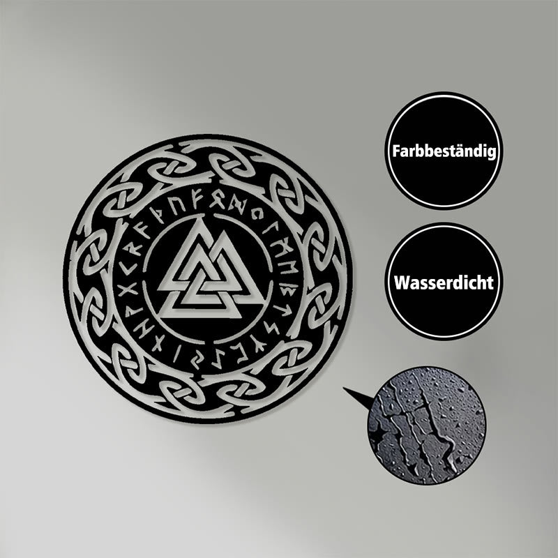 WorldNorse Valknut Keltischer Knoten Rune Metall Wanddekoration - image 3