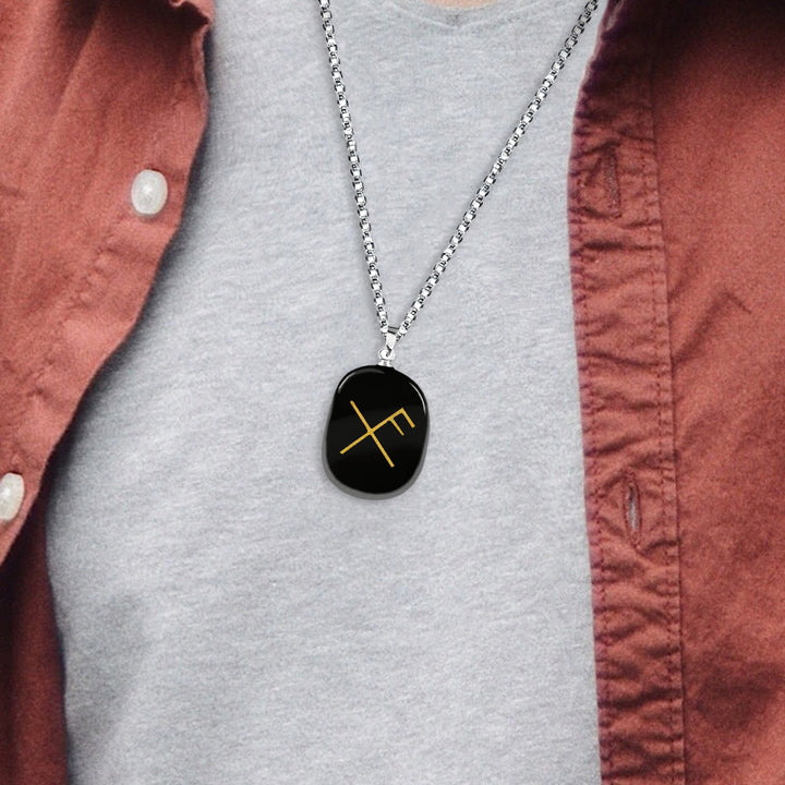 WorldNorse Gibo Auja Rune -Kristallkette - image 1