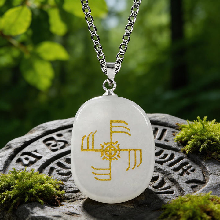 WorldNorse Ginfaxi Kriegerstärke Kristallkette - Klarer Quarz - image 7