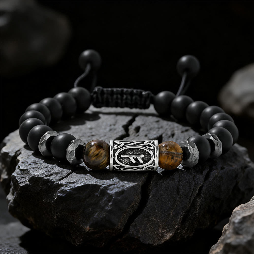 WorldNorse Viking Runen Stärke Kristallperlenarmband - Tigerauge - image 16