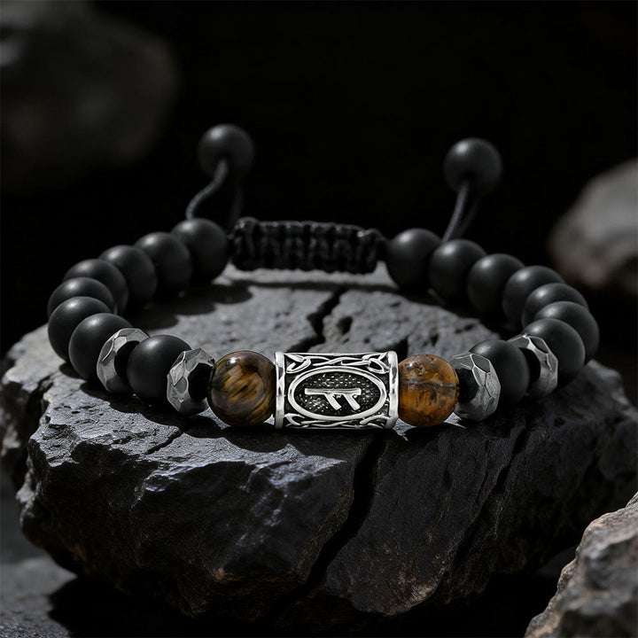 WorldNorse Viking Runen Stärke Kristallperlenarmband - Tigerauge - image 16