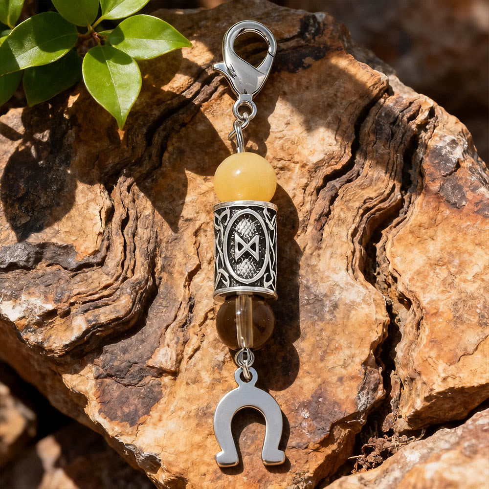WorldNorse Nordischer Rune -Talisman-Schlüsselanhänger - ICH - image 9