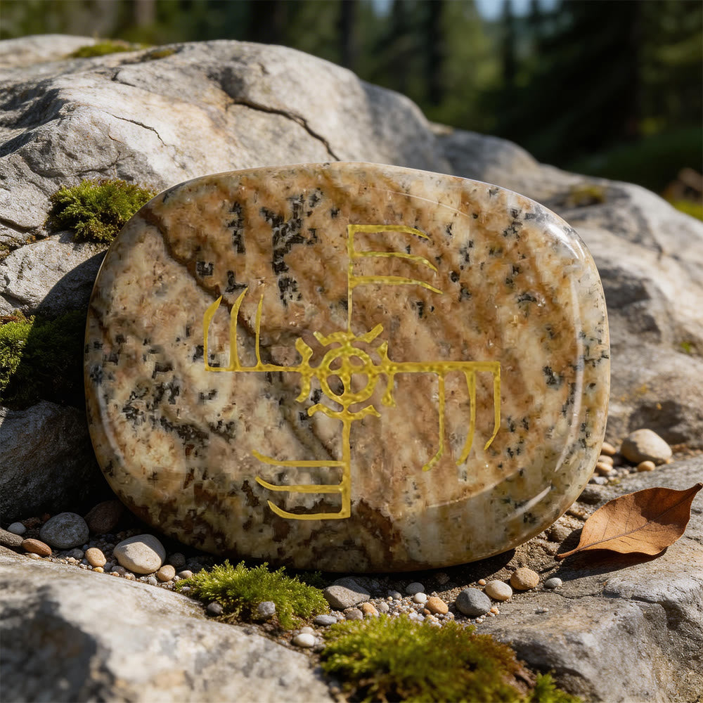 WorldNorse Ginfaxi Krieger Rune Kristall-Dekor - Bildjaspis - image 13