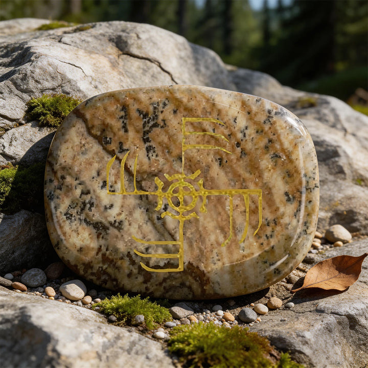 WorldNorse Ginfaxi Krieger Rune Kristall-Dekor - Bildjaspis - image 13