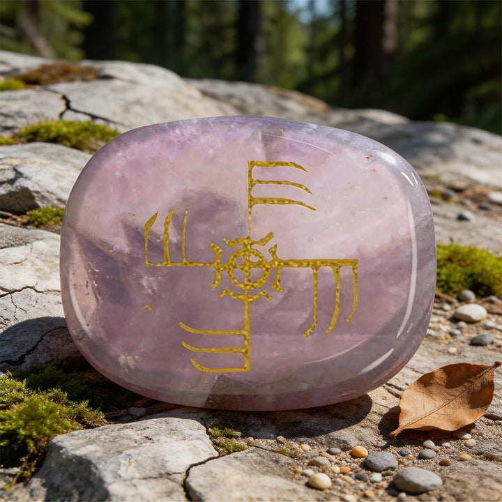WorldNorse Ginfaxi Krieger Rune Kristall-Dekor - Amethyst - image 9