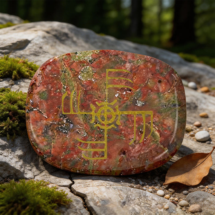 WorldNorse Ginfaxi Krieger Rune Kristall-Dekor - Unakit - image 10
