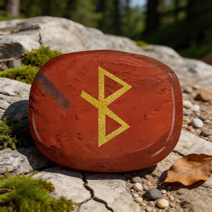 WorldNorse Heilungs- Rune Vitalitätskristall-Dekor - Roter Jaspis - image 3