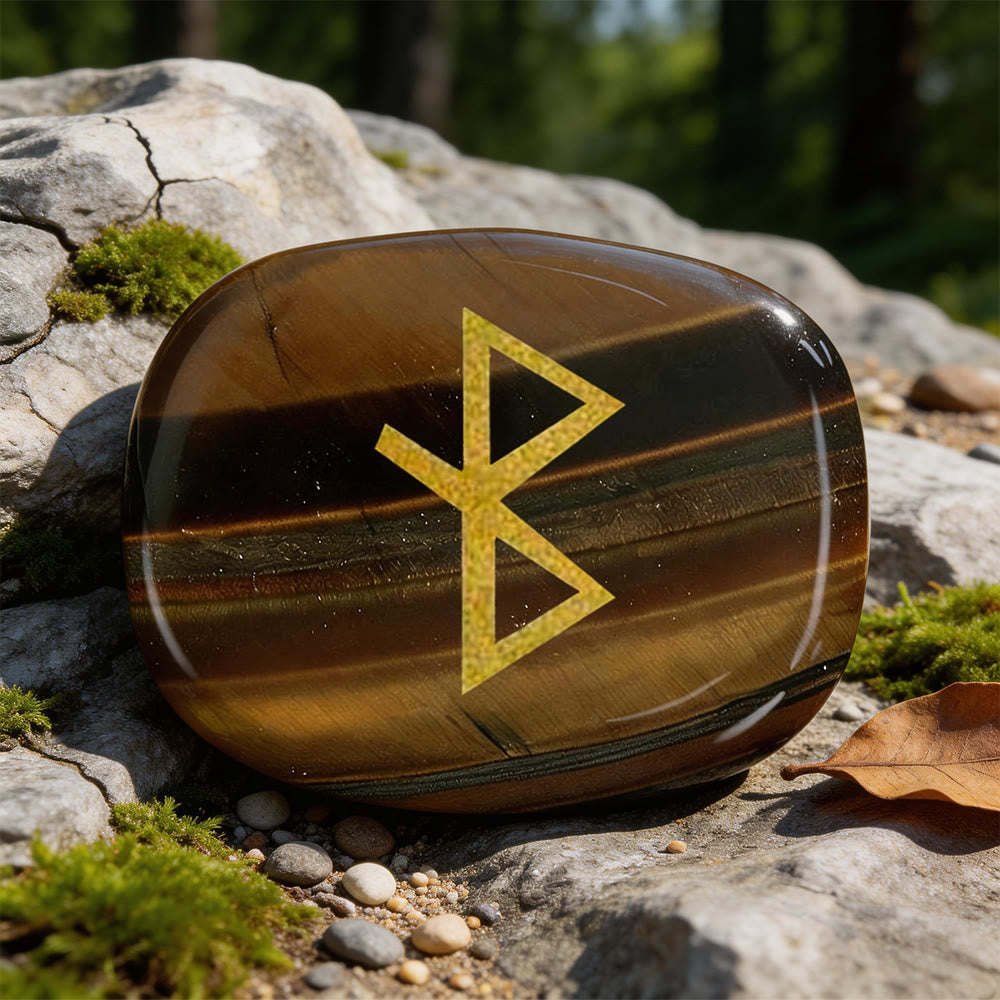 WorldNorse Heilungs- Rune Vitalitätskristall-Dekor - Tigerauge - image 14