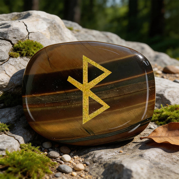 WorldNorse Heilungs- Rune Vitalitätskristall-Dekor - Tigerauge - image 14