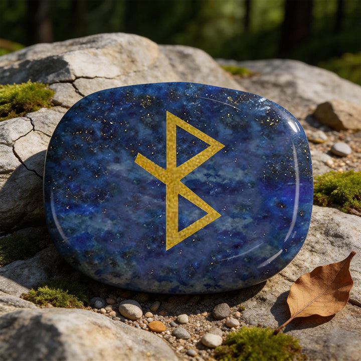 WorldNorse Heilungs- Rune Vitalitätskristall-Dekor - Lapislazuli - image 8