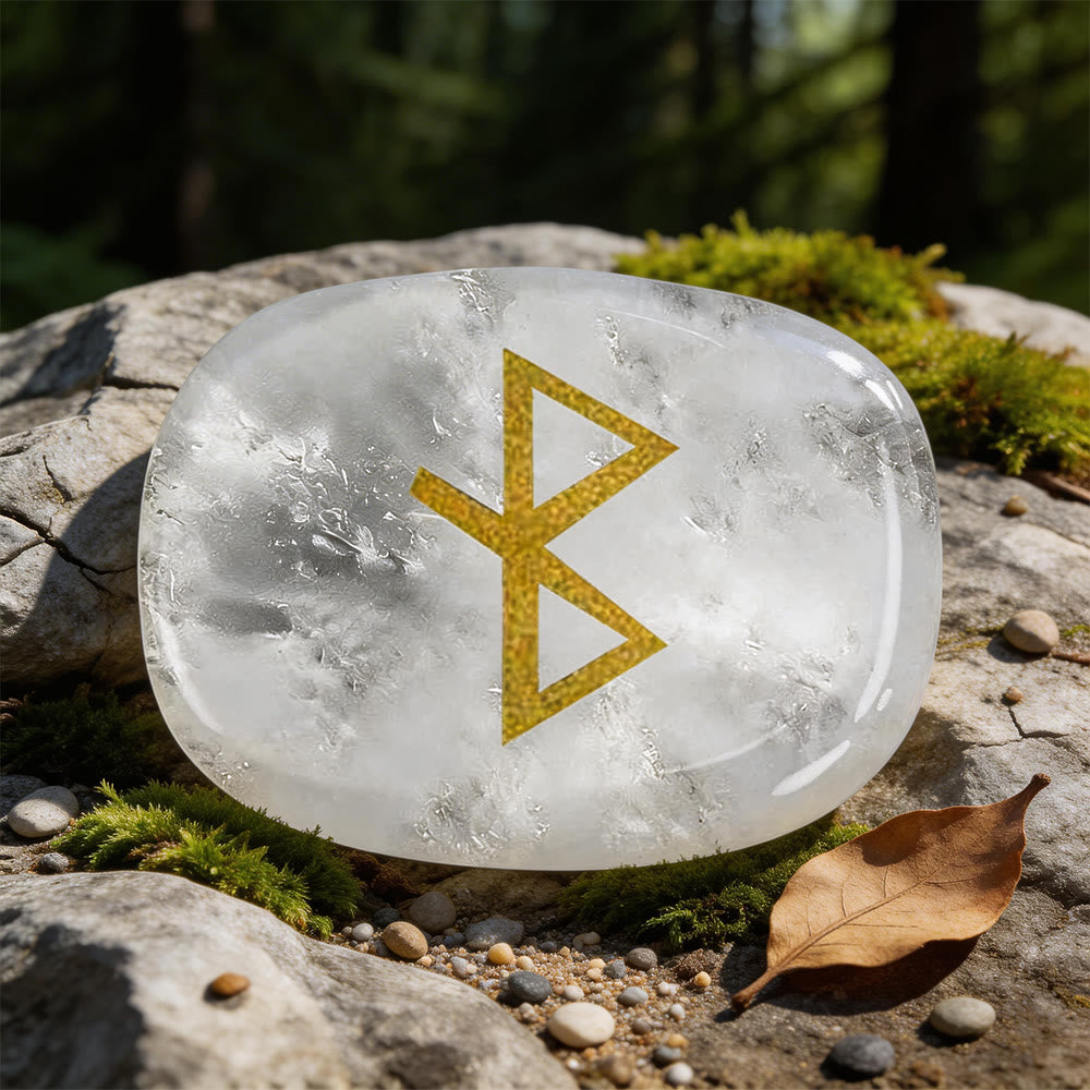 WorldNorse Heilungs- Rune Vitalitätskristall-Dekor - Klarer Quarz - image 5