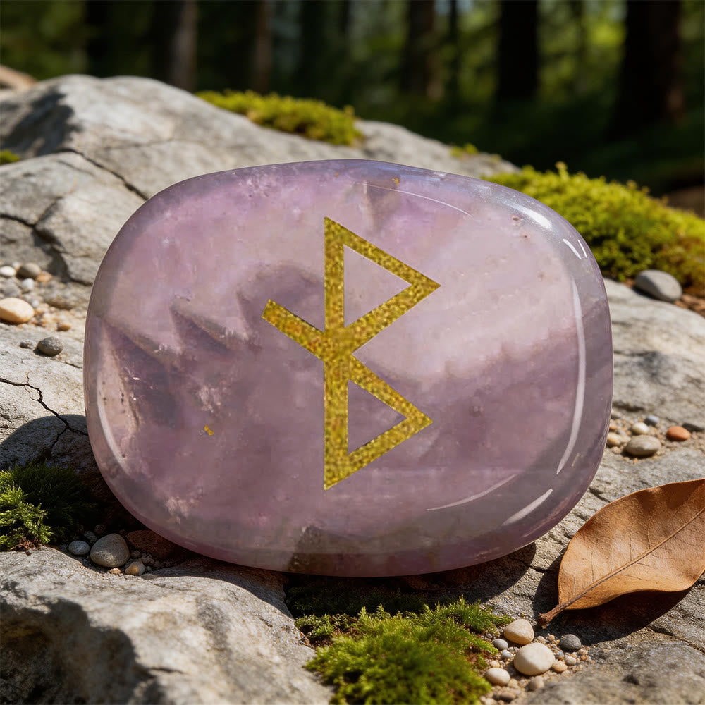WorldNorse Heilungs- Rune Vitalitätskristall-Dekor - Amethyst - image 9