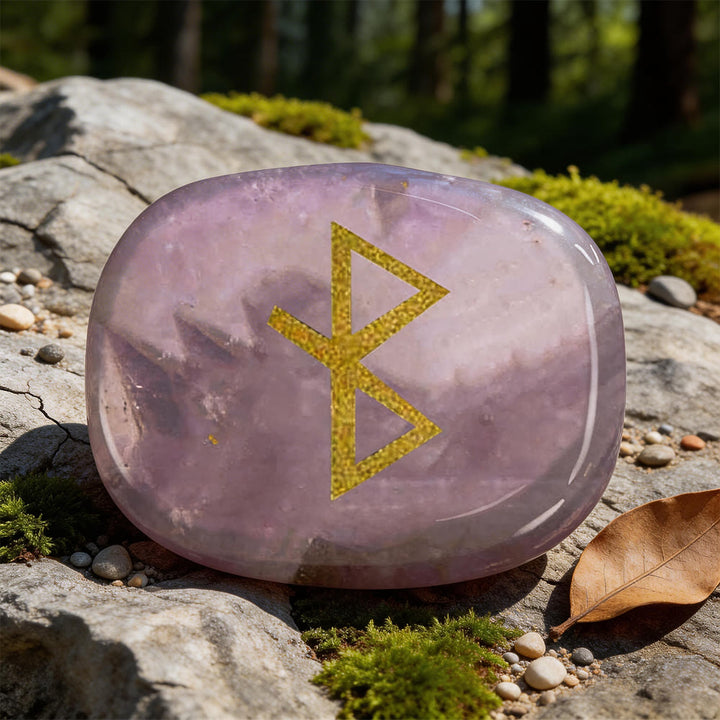 WorldNorse Heilungs- Rune Vitalitätskristall-Dekor - Amethyst - image 9