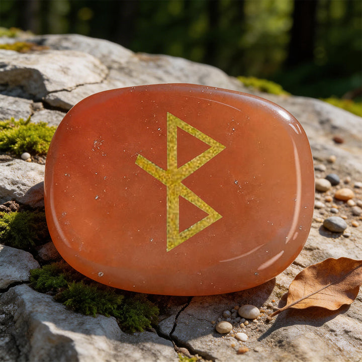 WorldNorse Heilungs- Rune Vitalitätskristall-Dekor - Roter Aventurin - image 6