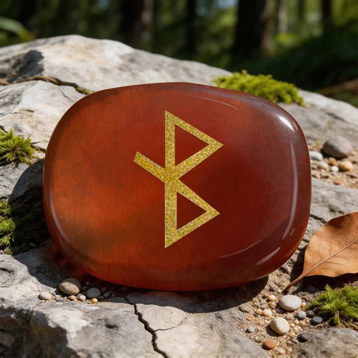 WorldNorse Heilungs- Rune Vitalitätskristall-Dekor - Roter Achat - image 4
