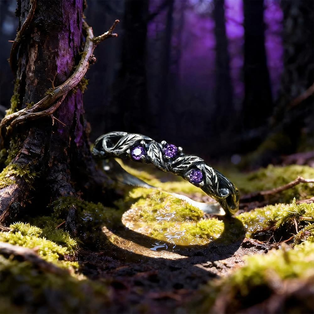 WorldNorse Seidr Vine Amethyst Ring - 62mm - image 0