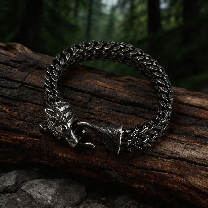 WorldNorse Nordisches Wikingeramulett Odins Wolf - Schwarz - 23 cm - image 6
