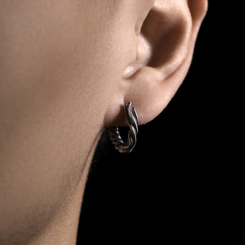 WorldNorse Handgefertigte 925er Silber Möbius Eternal Twist Ohrringe - image 6