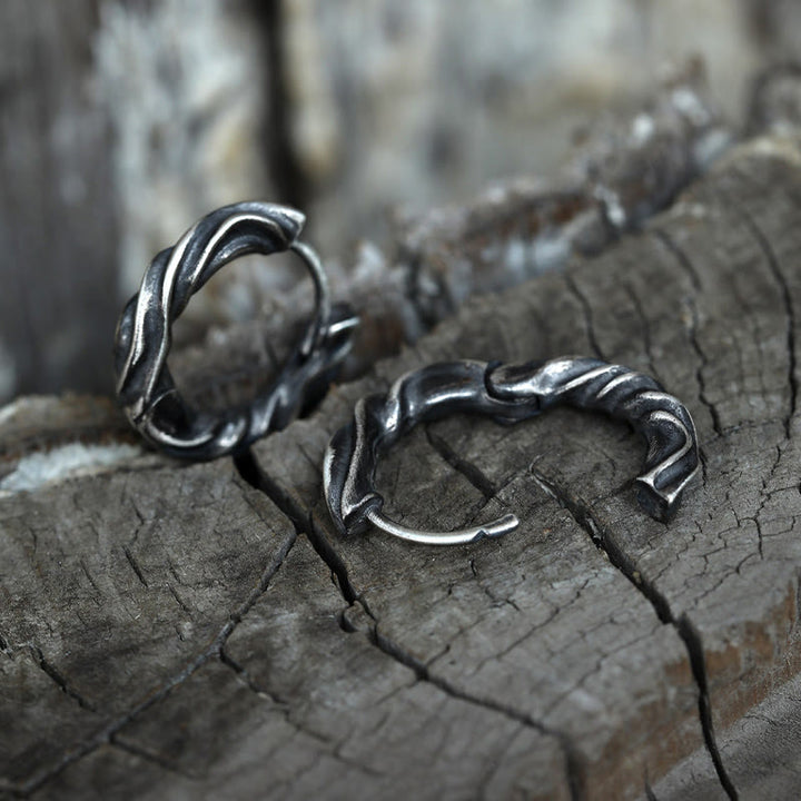 WorldNorse Handgefertigte 925er Silber Möbius Eternal Twist Ohrringe - image 3